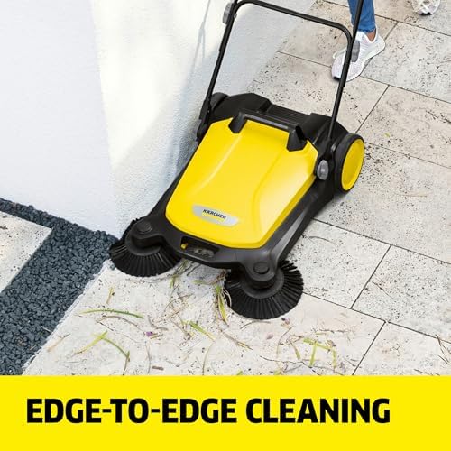 Krcher S 4 Twin Push Sweeper - 268 Inch Width 5 Gallon Capacity