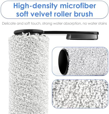 Roller Handle Not Detachable 3 Pack Replacement Brush Rollers