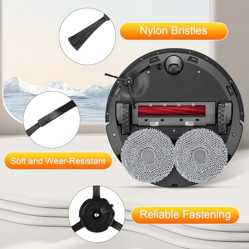 22 Pack Replacement Accessories for Roborock Qrevo Robot Vacuum Cleaner