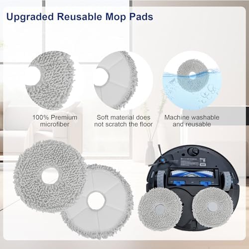 21 PCS Replacement Parts for ECOVACS DEEBOT T30S COMBO Vacuum Cleaner