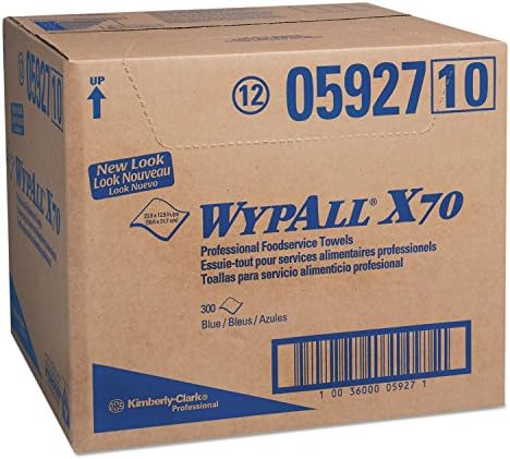 KCC05927 Wypall X70 Dish Towels Blue 300box
