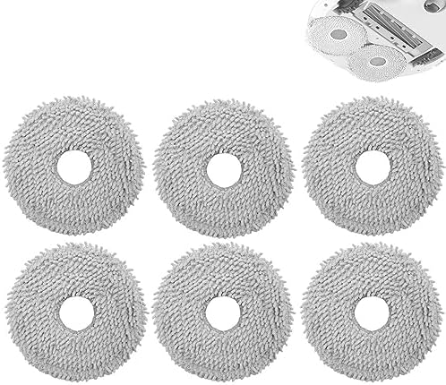 DianSung 6pcs Roborock Moppad Replacement Set