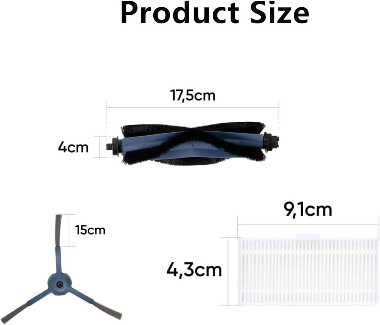 Replacement Parts for Eufy Omni C20 Robot Vacuum Cleaner