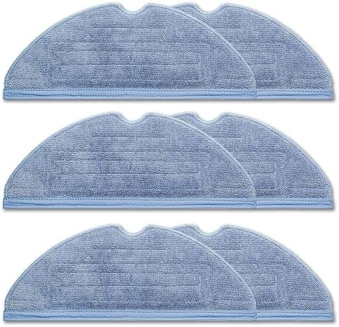6 Pcs Microfiber Mop Pads for Roborock Robot Vacuums