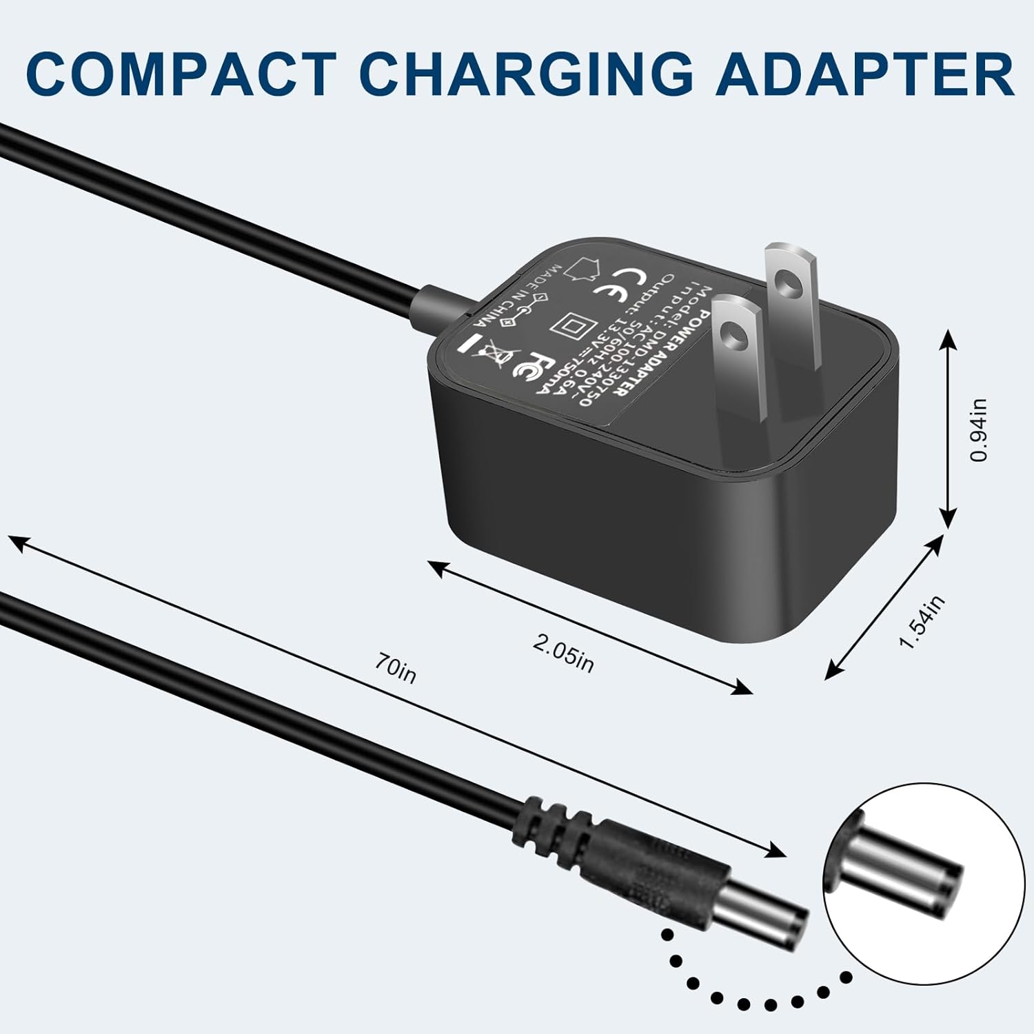 Shark Vacmop Charger 18 Meter Replacement for VM200 VM190 Series