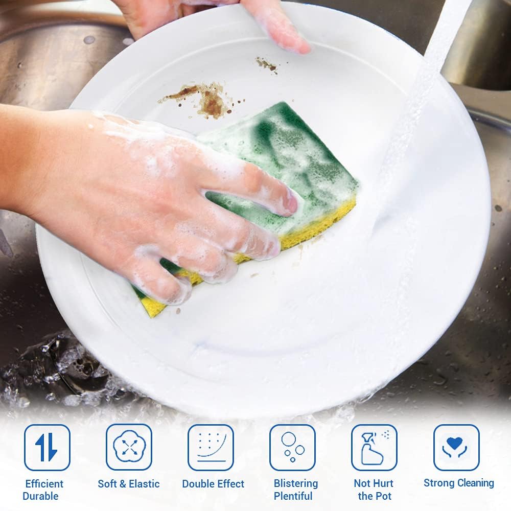 AIDEA Heavy Duty Scrub Sponge 24 Count