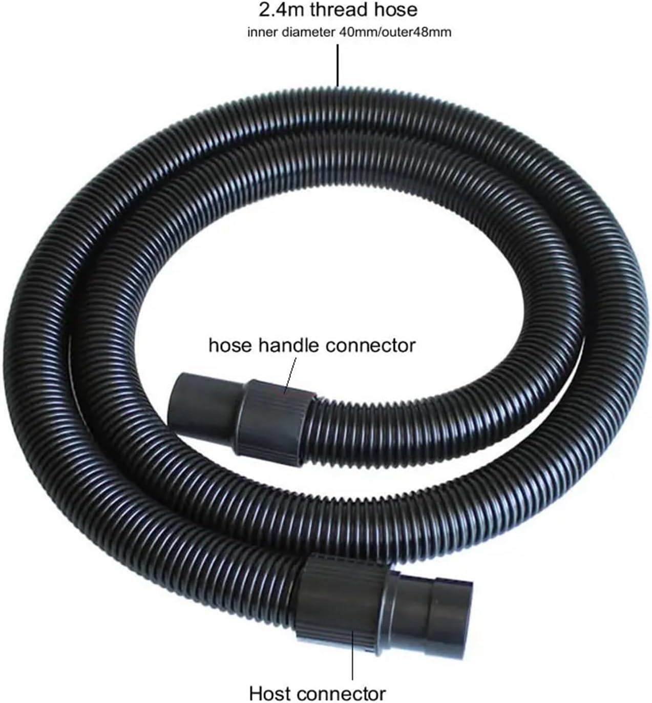 24m Vacuum Cleaner Hose Connector Brush Set for 50mm Interface