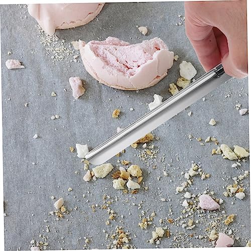 SHOWERORO 2pcs Stainless Steel Crumb Scraper Squeegee