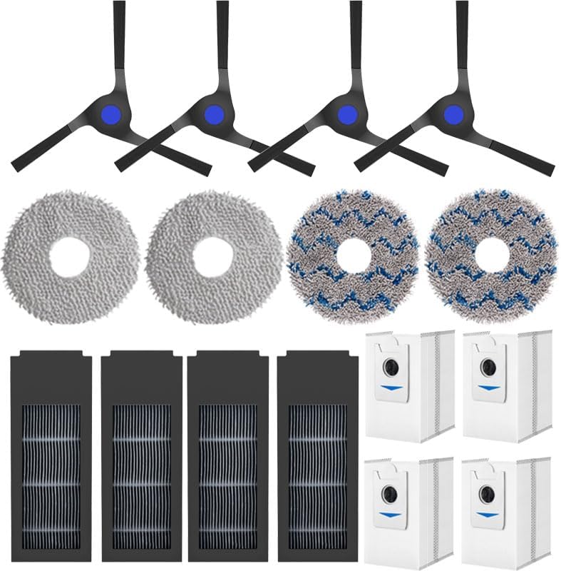Rinakou Replacement Brush Kit for ECOVACS DEEBOT X2 Omni
