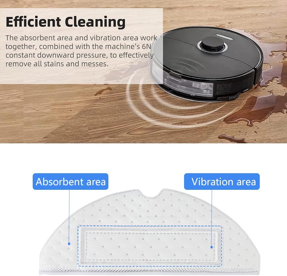 20pcs Roborock S7 Disposable Mop Pads Replacement Cleaning Pads