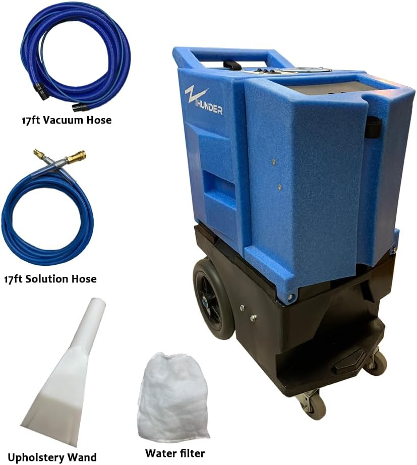 Z-Thunder Portable Carpet Extractor with Heat 120 PSI