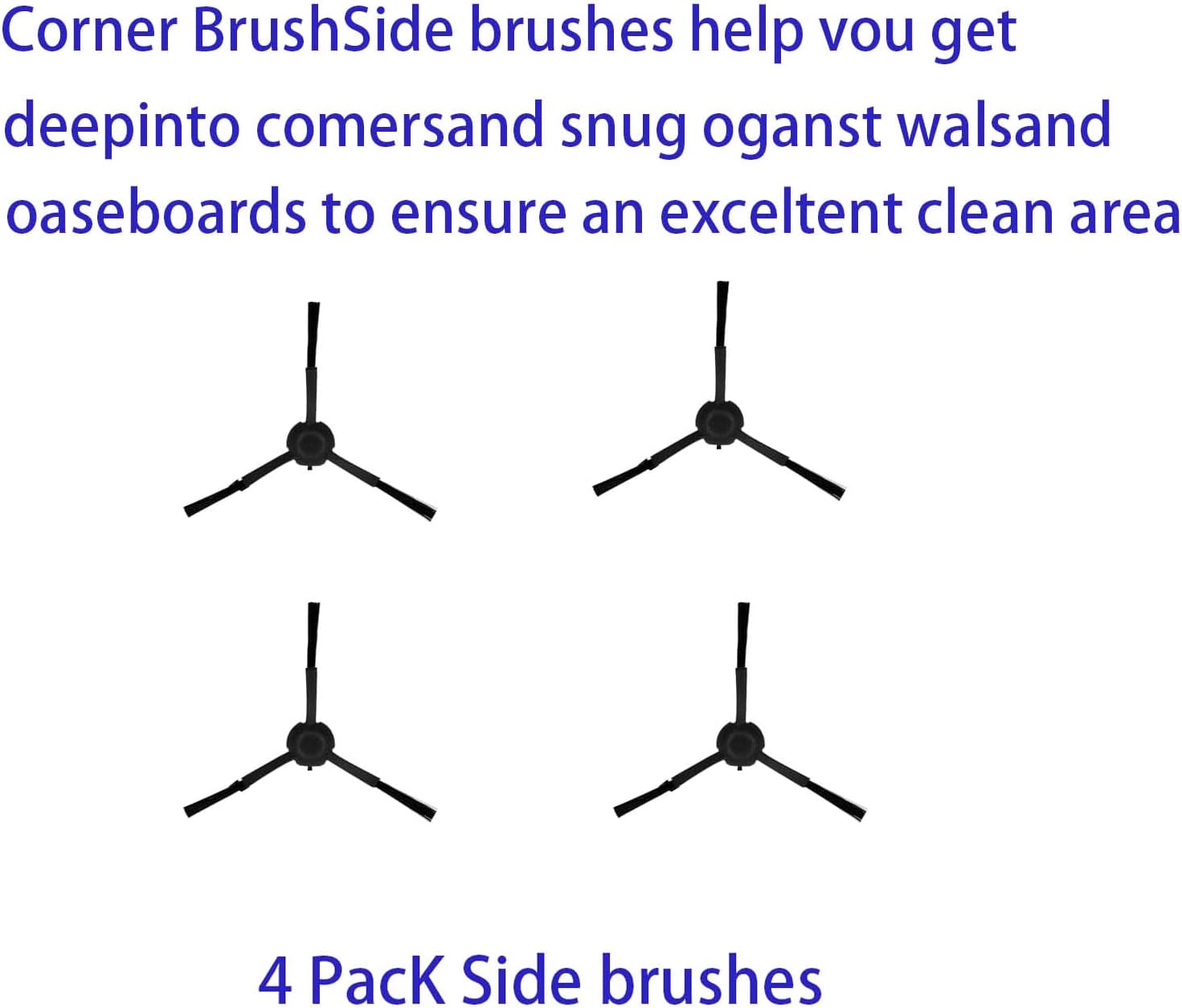 Replacement Accessories Kit for Dreametech L20 Ultra Robot Vacuum