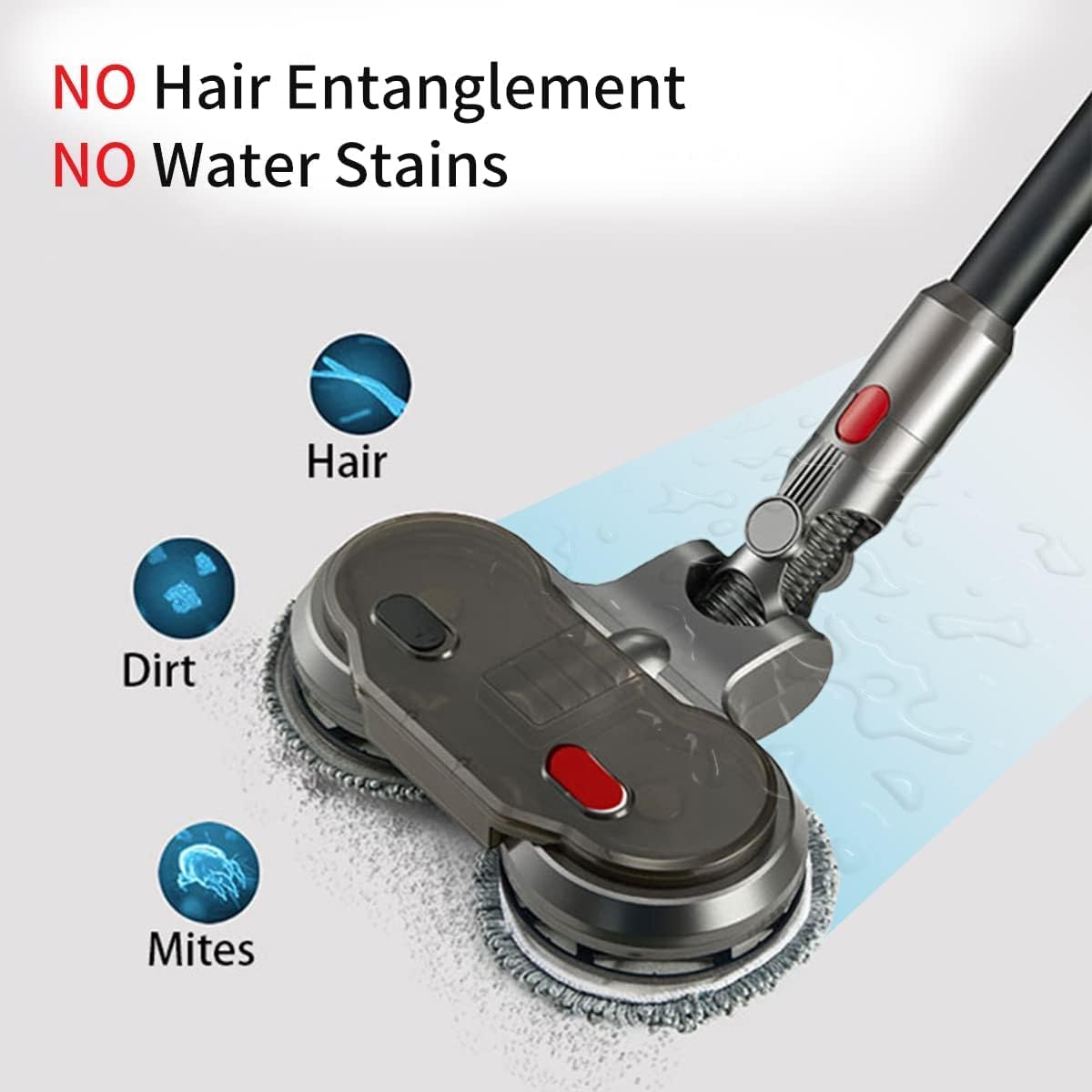 KENVOR Electric Mop Head for Dyson V7 V8 V10 V11