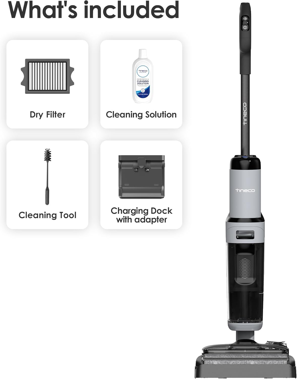 Tineco Floor One i5 Wet Dry Vacuum Cleaner with 20kPa Suction