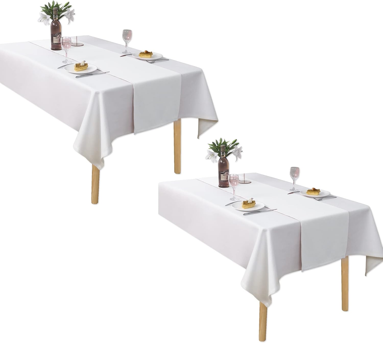 DUALIFE Farmhouse Table Runner Set of 2