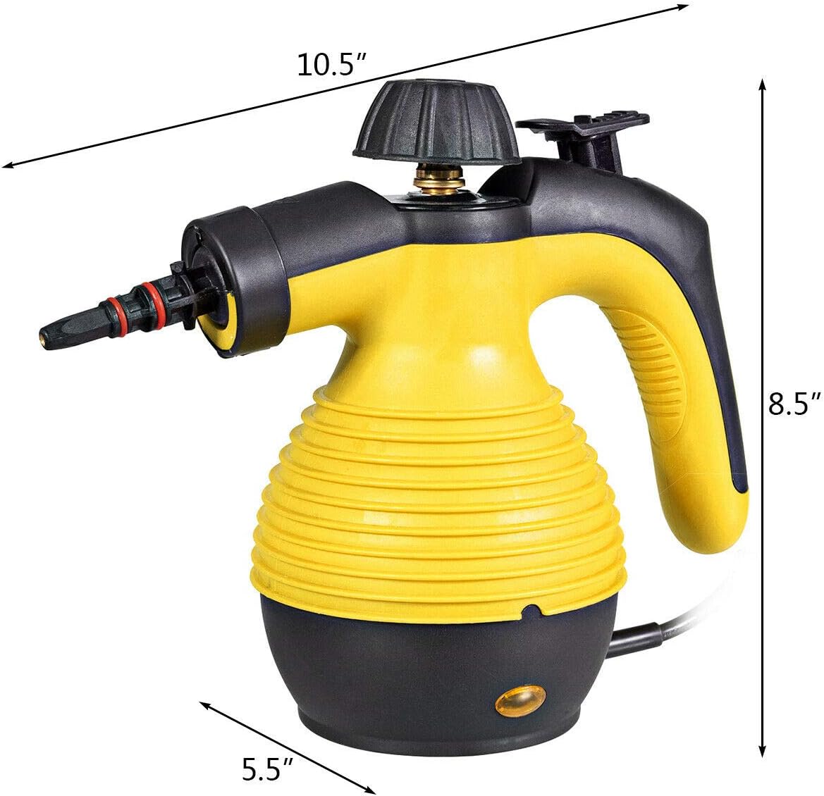 Goplus 1050W Handheld Steam Cleaner with Attachments