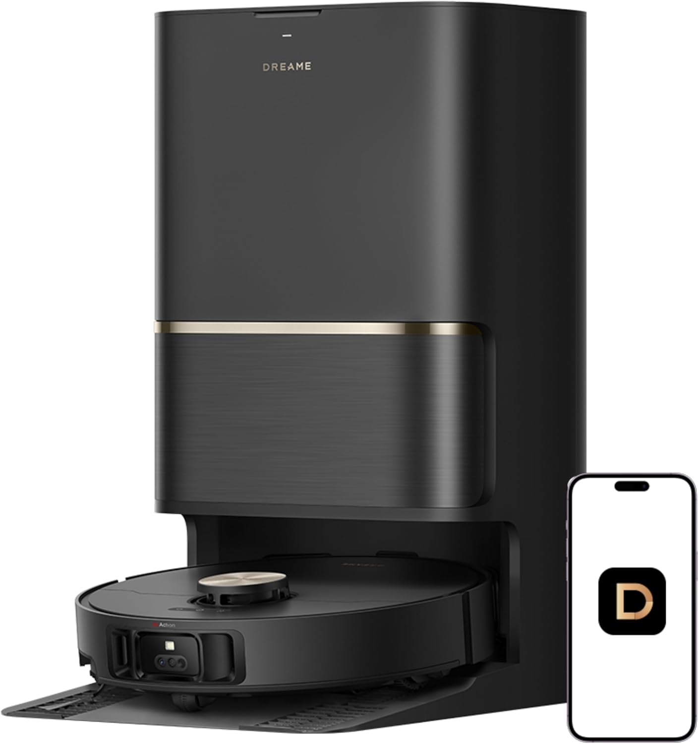 DREAME L50 Ultra Robot Vacuum Mop Black with Auto-Empty