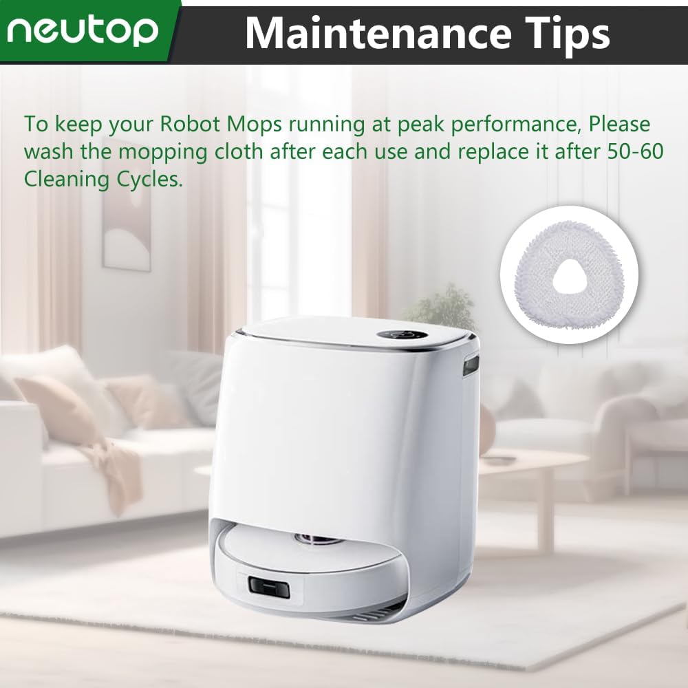 Neutop Mop Pads for Narwal Freo X Ultra 6 Pack Replacement