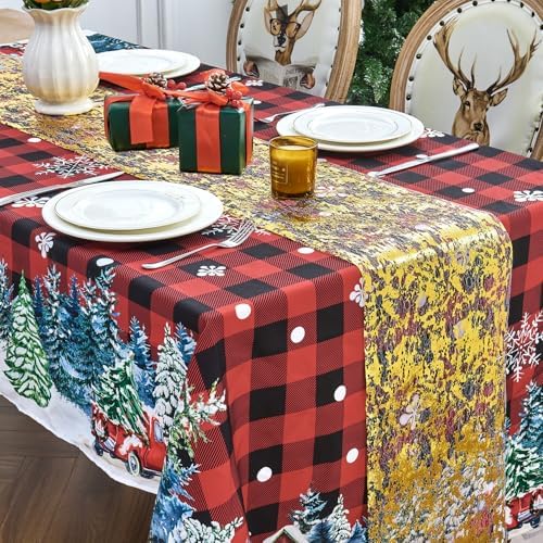 Gold Sequin Glitter Table Runner 11x49