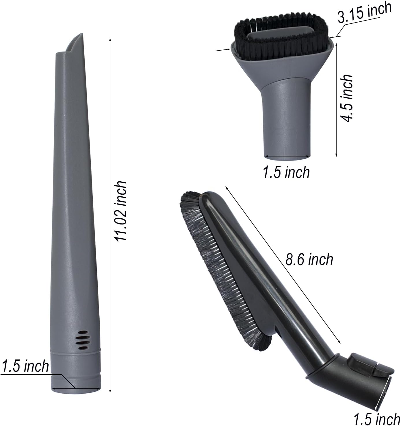 Miele Vacuum Attachments Kit with Extension Wands and Adapter