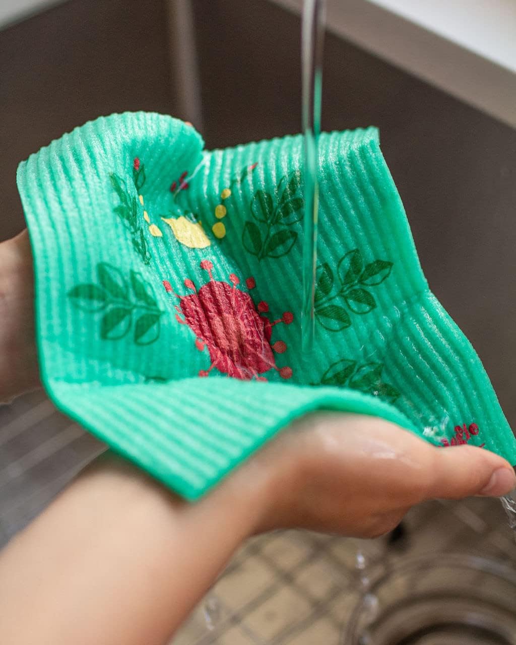 Swedish Sponge Reusable Dishcloth Set of 3