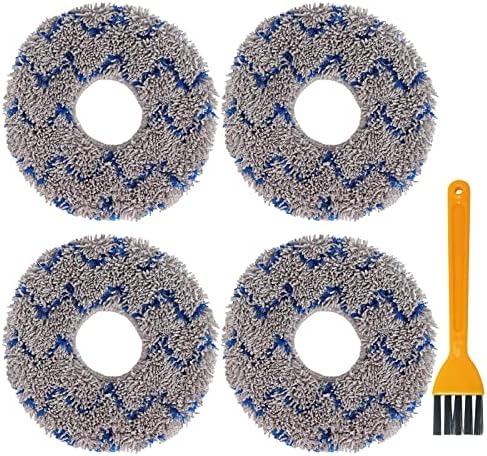 Reusable Mop Pads for Ecovacs Robot Vacuums - 4 Pack