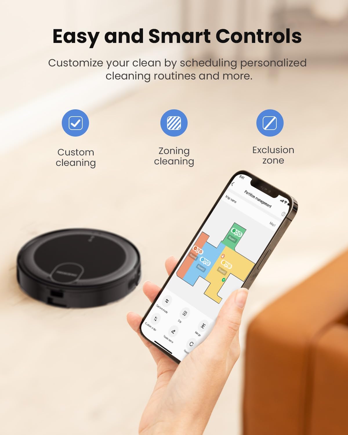 Proscenic X1 Robot Vacuum and Mop with 45 Day Self-Emptying