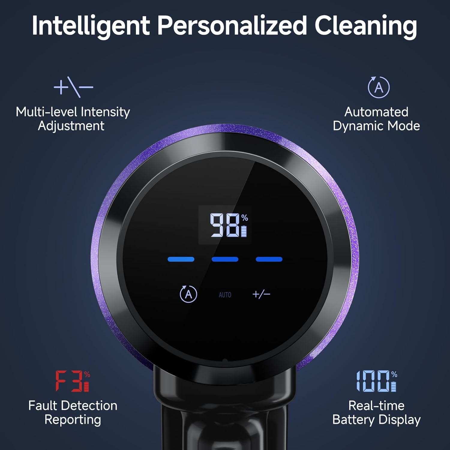 Frecaer Cordless Vacuum Cleaner with Smart Auto Mode