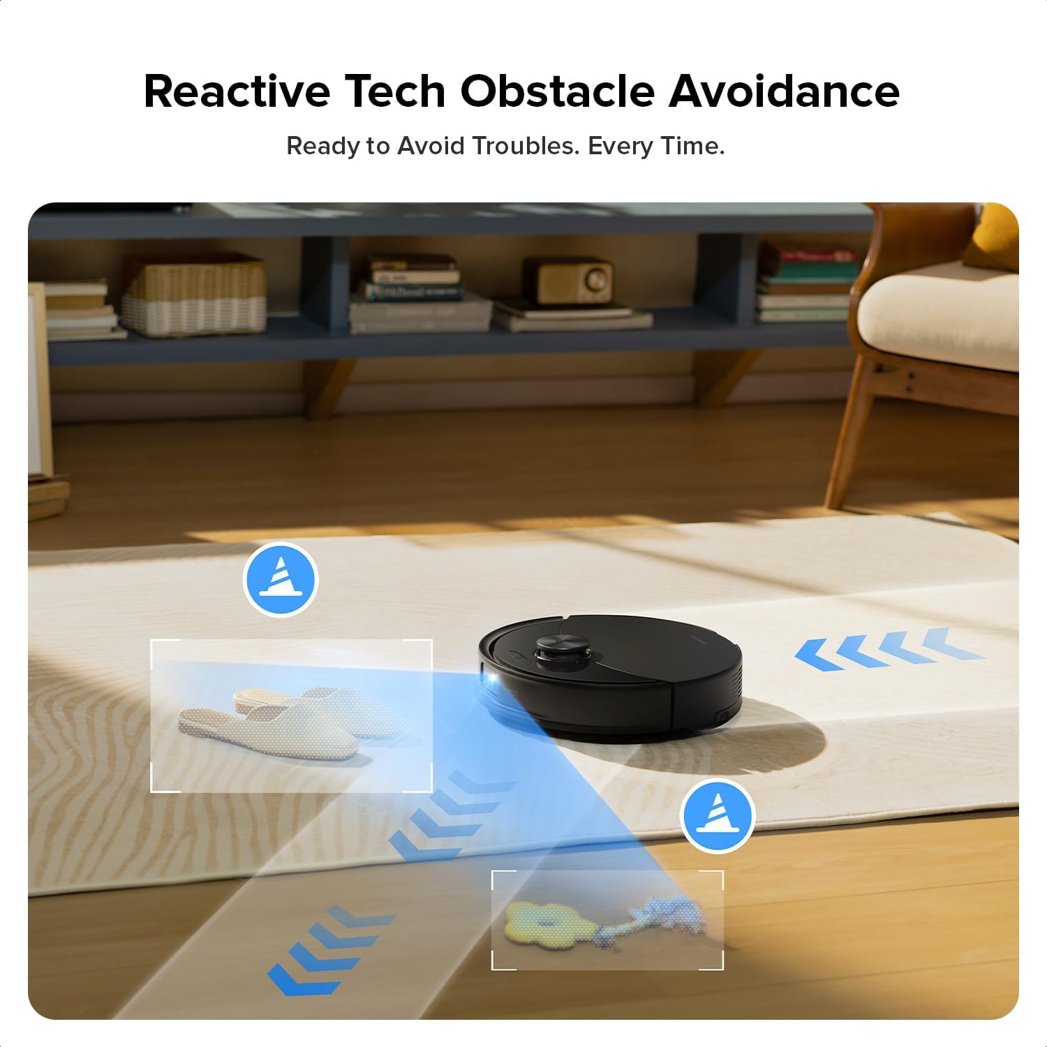 Roborock Q10 S5 Robot Vacuum and Mop Cleaner Black