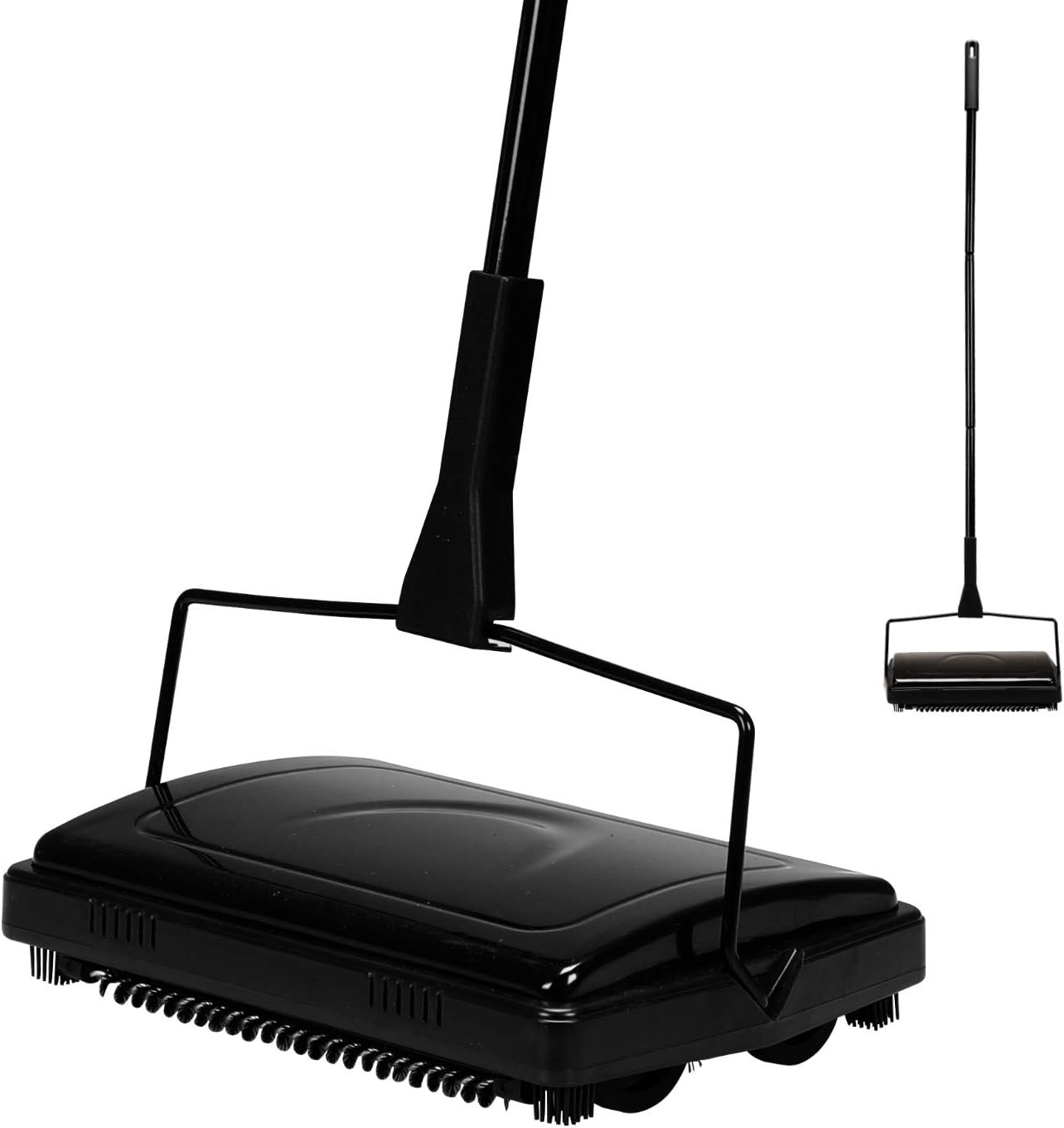 Yocada Multi-Functional Carpet Sweeper with Brush Black