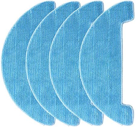 4PCS Replacement Mop Cloths for Coredy Robot Vacuums