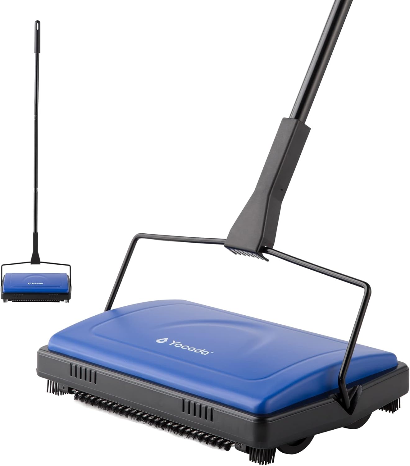 Yocada Carpet Sweeper for Home Office Low Carpets Rugs Pet Hair Cleaning