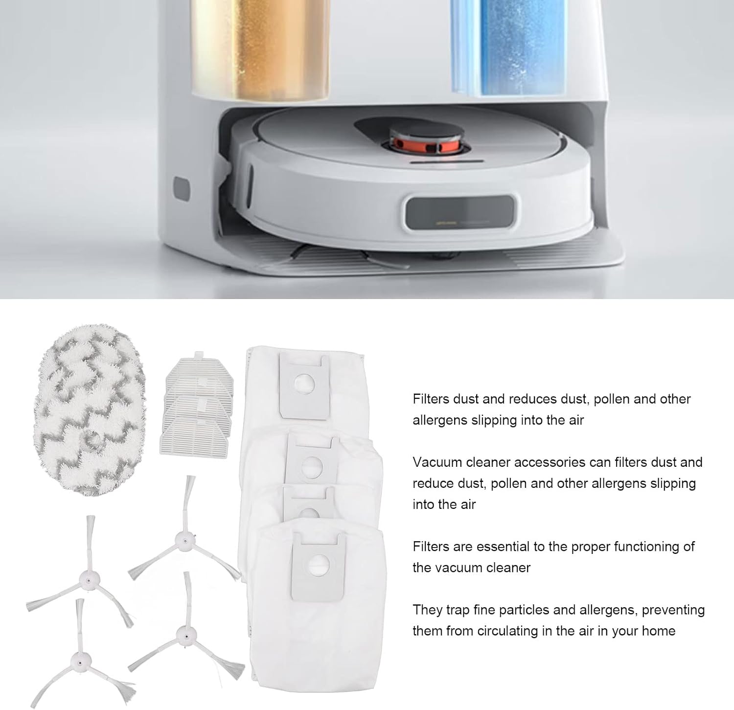 TOPINCN Robot Vacuum Replacement Kit for SDJ06RM