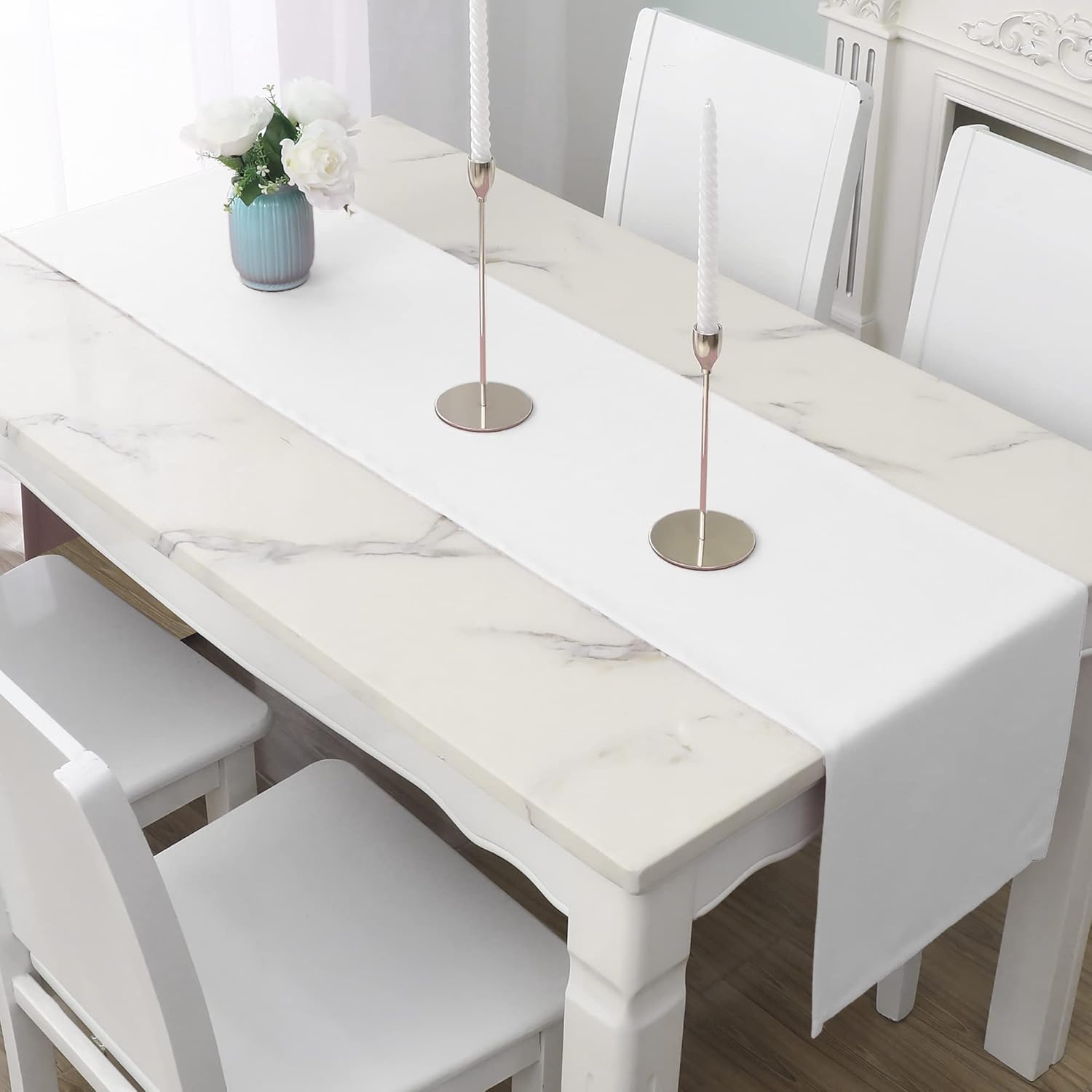 DUALIFE Farmhouse Table Runner Set of 2