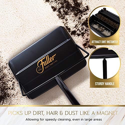 Fuller Brush 17027 Electrostatic Sweeper - 9 Inch - Lightweight - Black