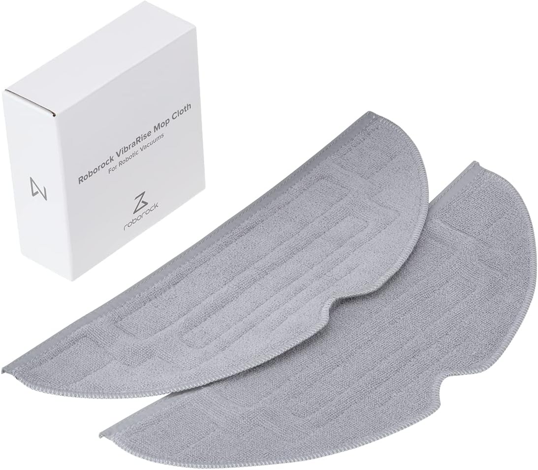 Dual Vibration Mop Cloth for Roborock S8 Pro Ultra 2 Pack