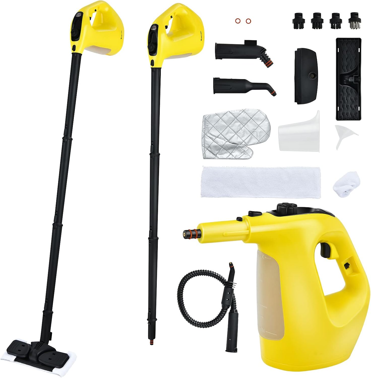 GOFLAME 1400W Handheld Steam Cleaner with 17 Accessories