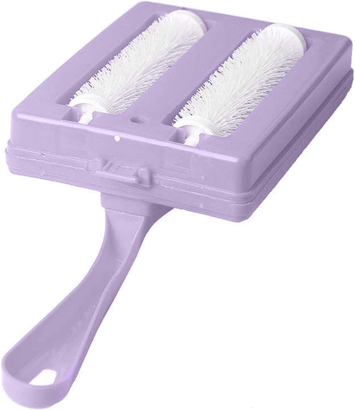 Carpet Debris Brush with Dual Rollers and Storage Box