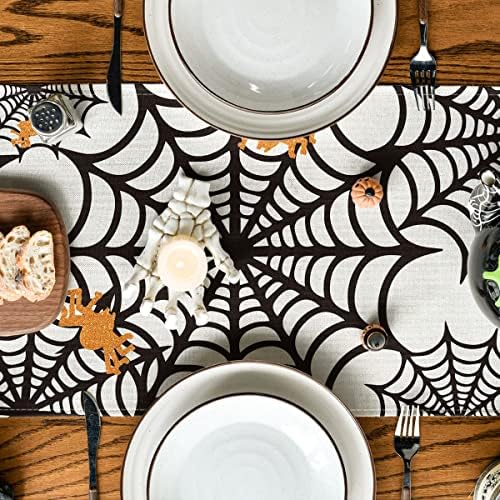 Artoid Mode Spider Web Table Runner 13x72 Inch