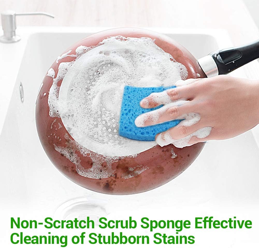 AIDEA Brite Non Scratch Scrub Sponge 24 Count