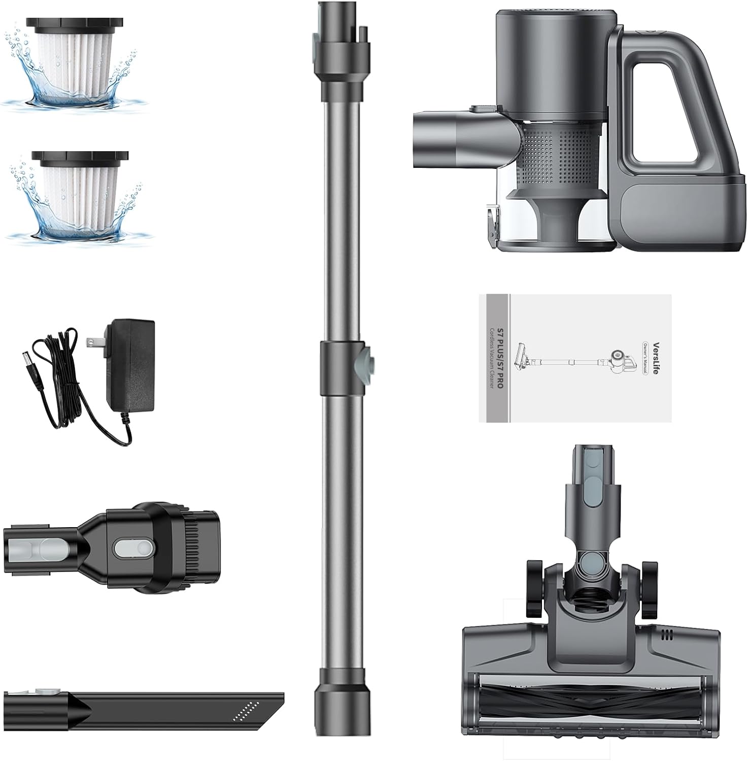 VersLife Cordless Vacuum Cleaner 40Kpa Stick for Home