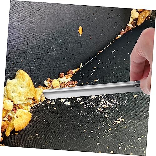 SHOWERORO 2pcs Stainless Steel Crumb Scraper Squeegee