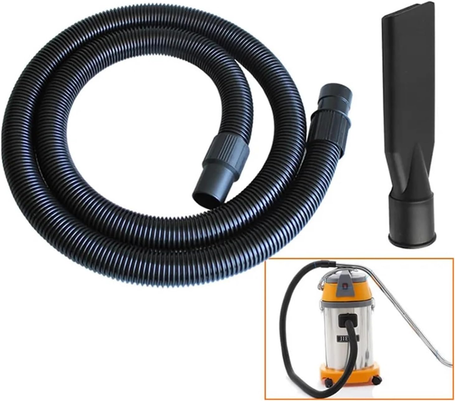 24m Vacuum Cleaner Hose Connector Brush Set for 50mm Interface