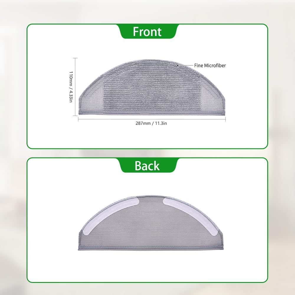 Neutop Washable Mopping Cloths Eufy RoboVac X8 Compatible 6 Pack