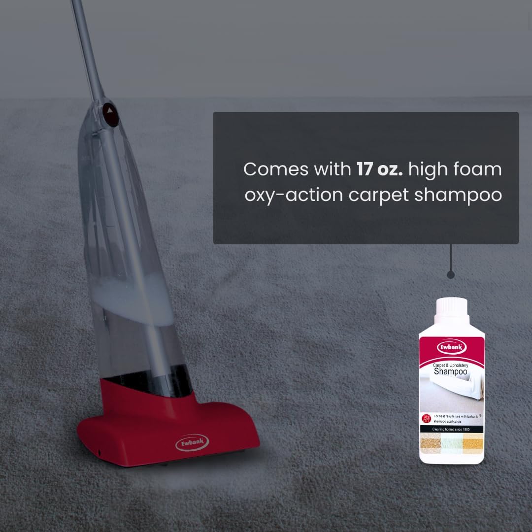 Ewbank Cascade Manual Carpet Cleaner Shampoo Roller Scrubber