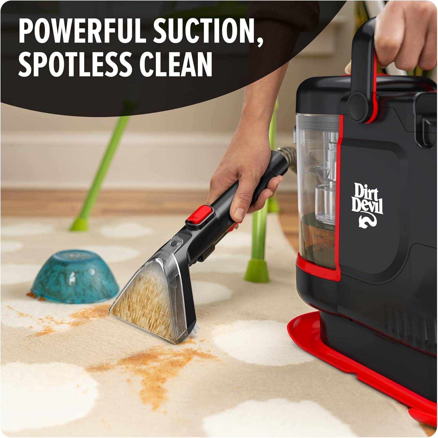 Dirt Devil Portable Spot Cleaner Machine for Carpet and Upholstery