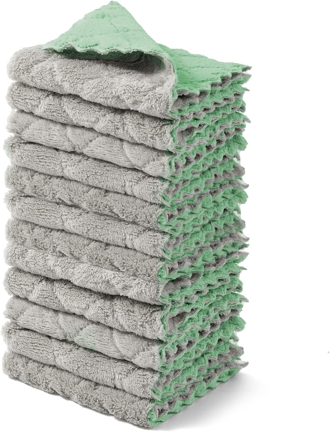 kimteny 12 Pack Dish Towels Coral Velvet