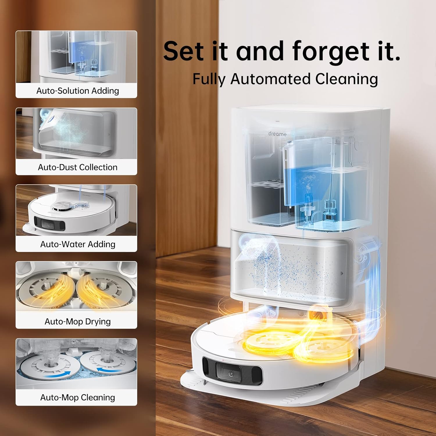 DREAME L10s Ultra Robot Vacuum and Mop Combo
