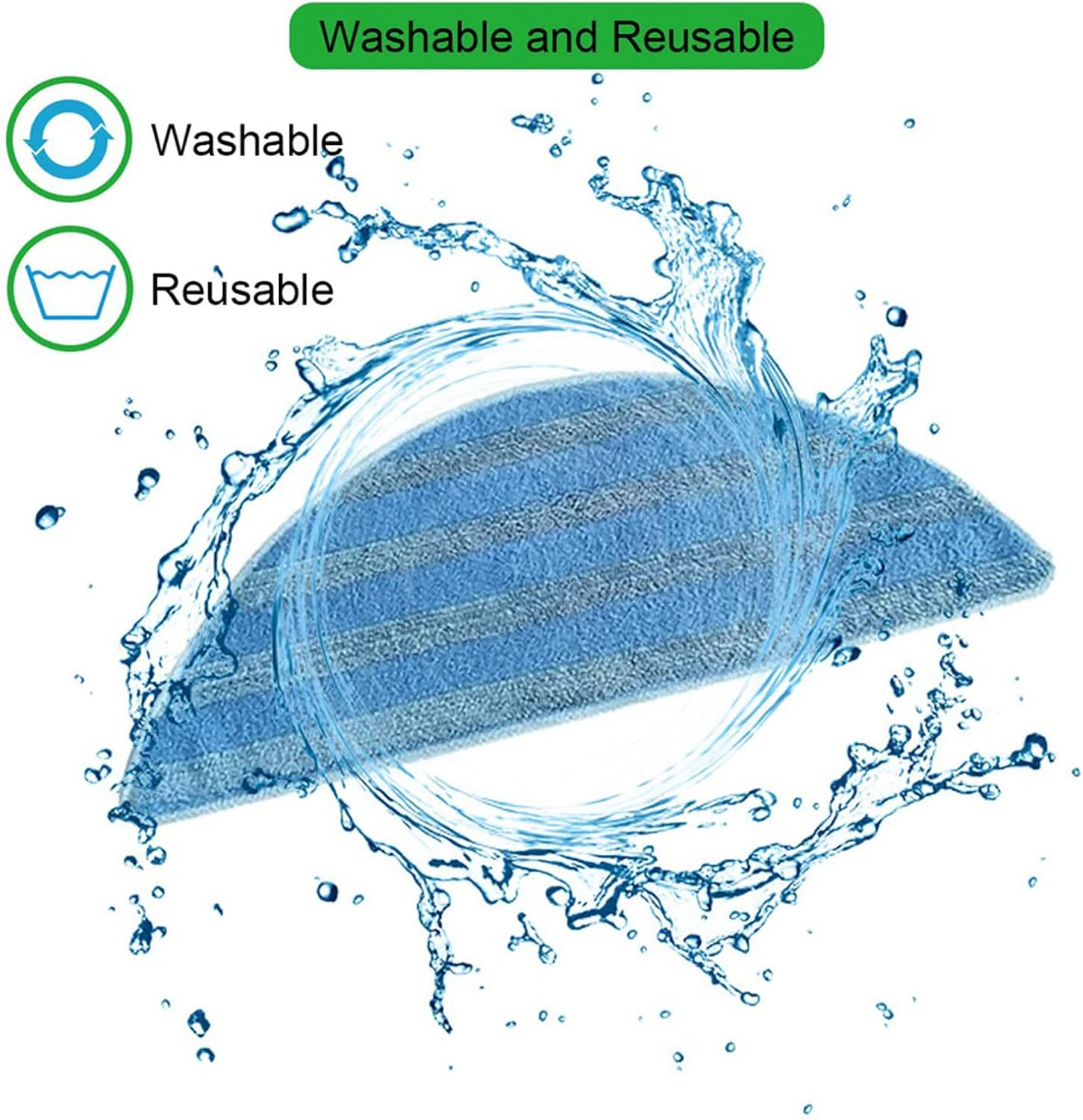 10PCS Replacement Parts for Lefant Robot Vacuum Mop Pad