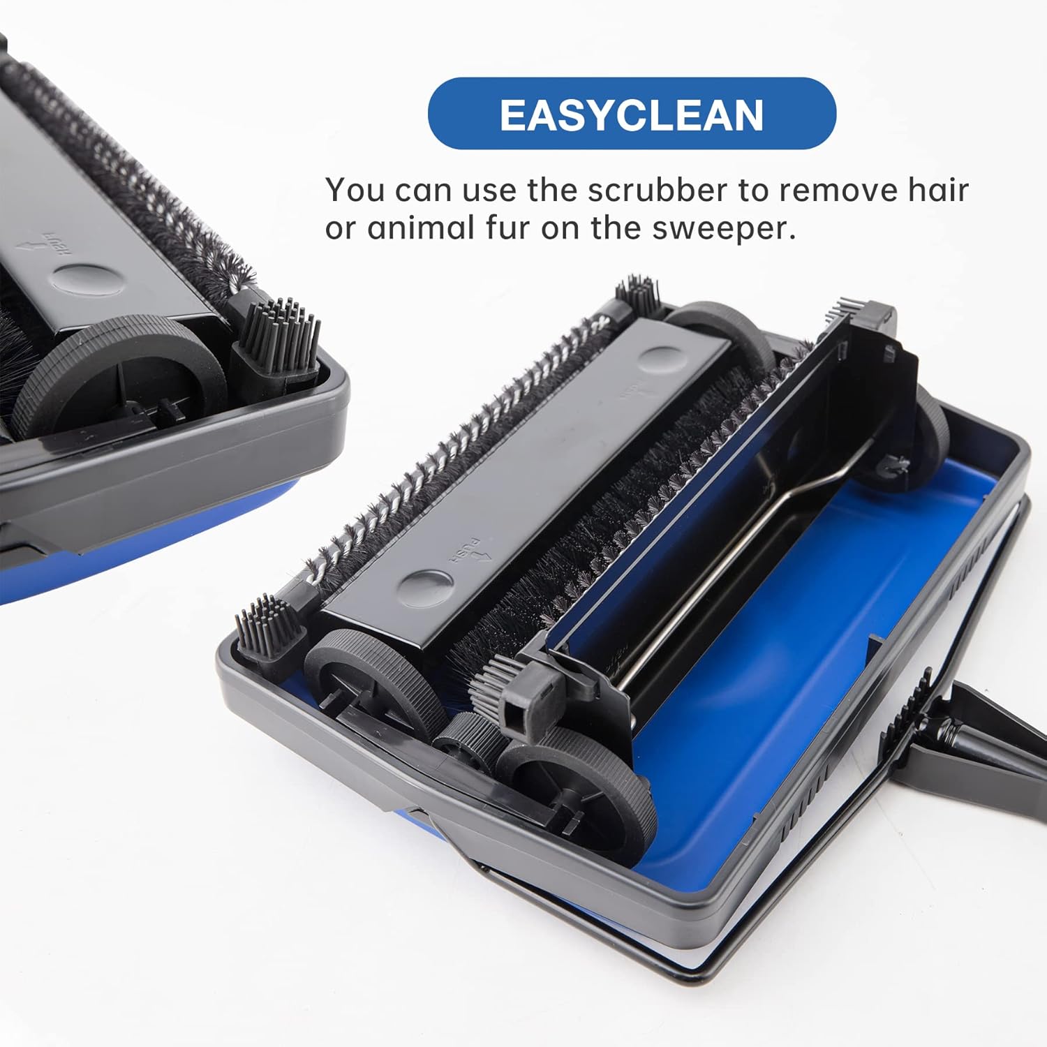 Yocada Carpet Sweeper for Home Office Low Carpets Rugs Pet Hair Cleaning